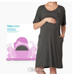 Frida Gray Nursing Gown